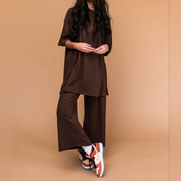 Dressed in LALA Pants - Dressed in LALA Lex ribbed playsuit - Mocha